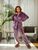Жіноча піжама-двійка колір ліловий р.48/50 448853 448853 фото