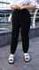 Жіночі льняні штани колір чорний р.48/50 455573 455573 фото 3