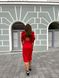 Жіноча сукня з рукавом червоного кольору р.XS 385634 385634 фото 1