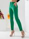 Жіночі штани зеленого кольору р.3XL 396725 396713 фото 4