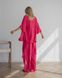 Жіночі піжамні штани в рубчик колір рожевий р.L 443806 443806 фото 2