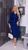 Жіноча вільна сукня із софту колір синій р.50/52 452549 452549 фото