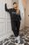 Жіночий спортивний костюм двійка колір чорний р.50/52 450925 450925 фото