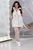 Жіночий костюм трійка з жилеткою колір світло-бежевий р.54/56 375645 375645 фото