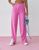 Жіночі штани палаццо колір рожевий р.M 437981 437978 фото