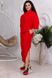 Жіночий костюм з довгої спідниці та вільної кофти червоного кольору 357705 380892 фото 2