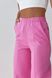 Жіночі штани палаццо колір рожевий р.M 437981 437978 фото 3