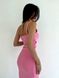 Жіноча приталена сукня міді колір рожевий р.42/44 455554 455555 фото 4