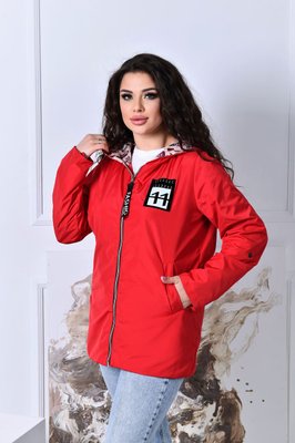Женская куртка цвет красный р.48/50 408553 408553 фото