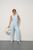 Жіночий мусліновий костюм-двійка колір світло-блакитний р.L 459172 459172 фото