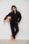 Женский костюм на флисе цвет черный р.L 442396 442396 фото