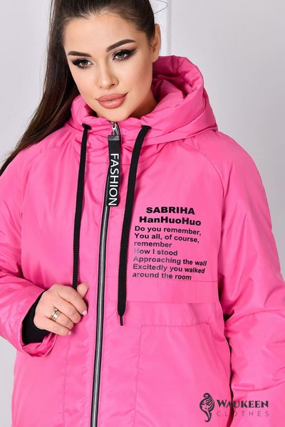 Курточка жіноча рожева р.48/50 405516 405526 фото