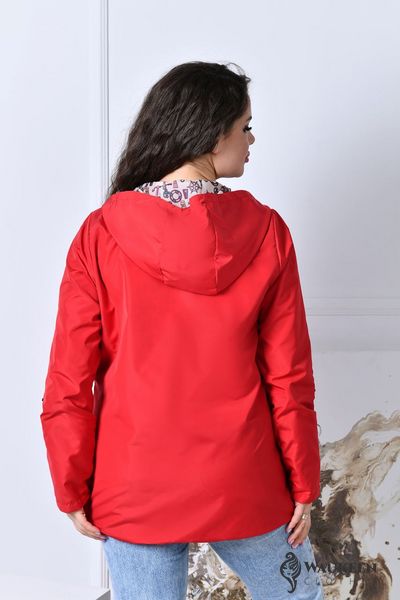 Жіноча куртка колір червоний р.48/50 408553 408553 фото