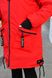 Жіноча куртка-пальто із плащової тканини колір червоний р.48/50 445907 445907 фото 3