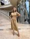 Жіноча сукня із шовкового софту колір бежевий р.42/44 455568 455568 фото 1