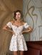 Женское платье мини из муслина цвет бежево-красный р.42 459490 459490 фото 6