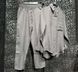 Жіночий костюм-двійка із льону колір сірий р.L 454932 454932 фото 2