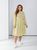 Женское свободное платье из софта цвет желтый р.42/46 450386 450386 фото