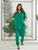 Жіночий костюм-двійка колір зелений р.42/44 435719 435719 фото