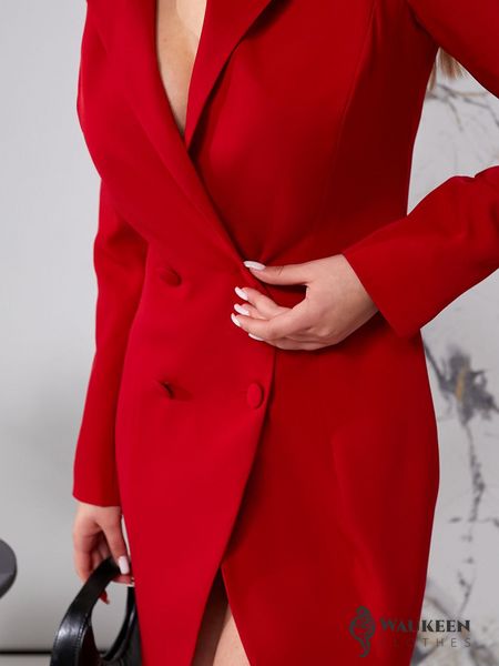 Женское платье-пиджак цвет красный р.S 452504 452504 фото