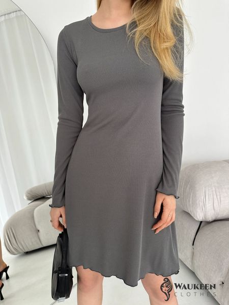 Жіноча сукня міні колір сірий р.42/44 453543 453543 фото