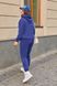 Жіночий спортивний костюм теплий колір синій р.44/46 441782 441782 фото 3