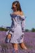Женское платье с поясом цвет серый в горох р.42/44 437857 437857 фото 2