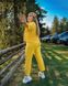 Жіночий прогулянковий костюм колір жовтий р.54/56 441008 441011 фото 5