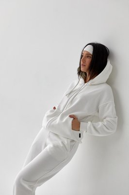 Жіночий спортивний костюм колір білий р.XL 408321 408321 фото