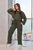 Жіночий спортивний костюм-двійка колір хакі р.42/44 452800 452800 фото