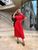 Жіноча сукня із шовкового софту колір червоний р.42/44 455564 455564 фото