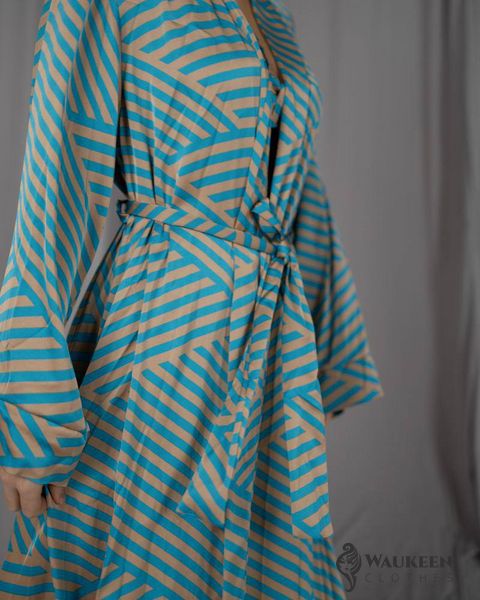 Жіночий піжамний костюм трійка колір блакитний р.L/XL 448622 448464 фото