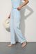 Жіночий мусліновий костюм-двійка колір світло-блакитний р.M 459171 459171 фото 8