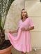 Жіноче плаття з мусліну колір рожевий р.42/46 456254 456254 фото 7