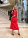 Жіноча сукня із шовкового софту колір червоний р.42/44 455564 455564 фото 4