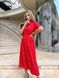 Жіноча сукня із шовкового софту колір червоний р.42/44 455564 455564 фото 2