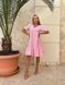 Женское платье из муслина цвет розовый р.42/46 456254 456254 фото 1