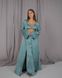 Жіночий піжамний костюм трійка колір блакитний р.L/XL 448622 448464 фото 1