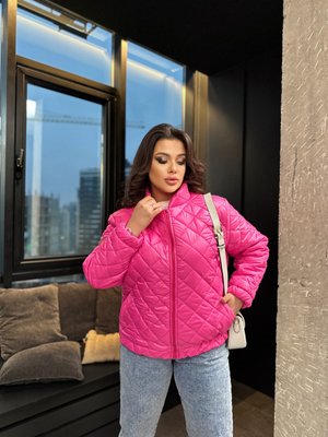 Женская теплая куртка цвет розовый р.42/44 451112 451112 фото