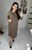 Жіноча сукня прямого крою колір мокко р.46/48 451038 451038 фото