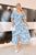 Жіноча сукня із софту міді колір бірюза р.50/52 459083 459083 фото