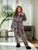 Жіноча піжама-двійка колір мокко р.48/50 448849 448849 фото
