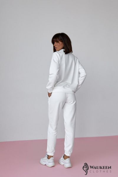 Жіночий спортивний костюм колір білий р.XL 440255 440255 фото