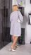 Жіноча сукня на запах із софту колір білий р.46/48 452551 452551 фото 5