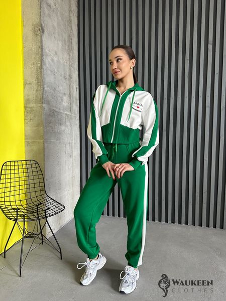 Женский спортивный костюм цвет зеленый р.42/44 450758 450758 фото
