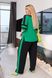 Жіночий костюм-двійка колір зелений р.50/52 453244 453244 фото 4