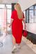 Жіноча вільна сукня із софту колір червоний р.50/52 454732 454732 фото 1