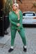 Жіночий прогулянковий костюм колір зелений р.48/50 444327 444327 фото 1