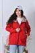 Жіноча куртка колір червоний р.52/54 421243 421244 фото 3