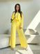 Жіночий костюм-двійка колір жовтий р.48/50 454387 454387 фото 4